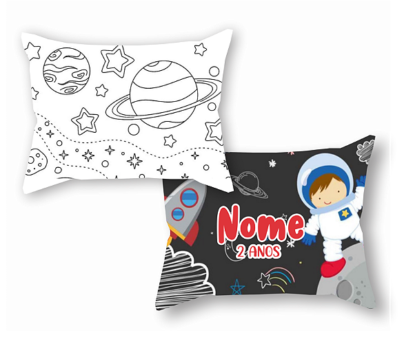 Almofada para Colorir Astronauta